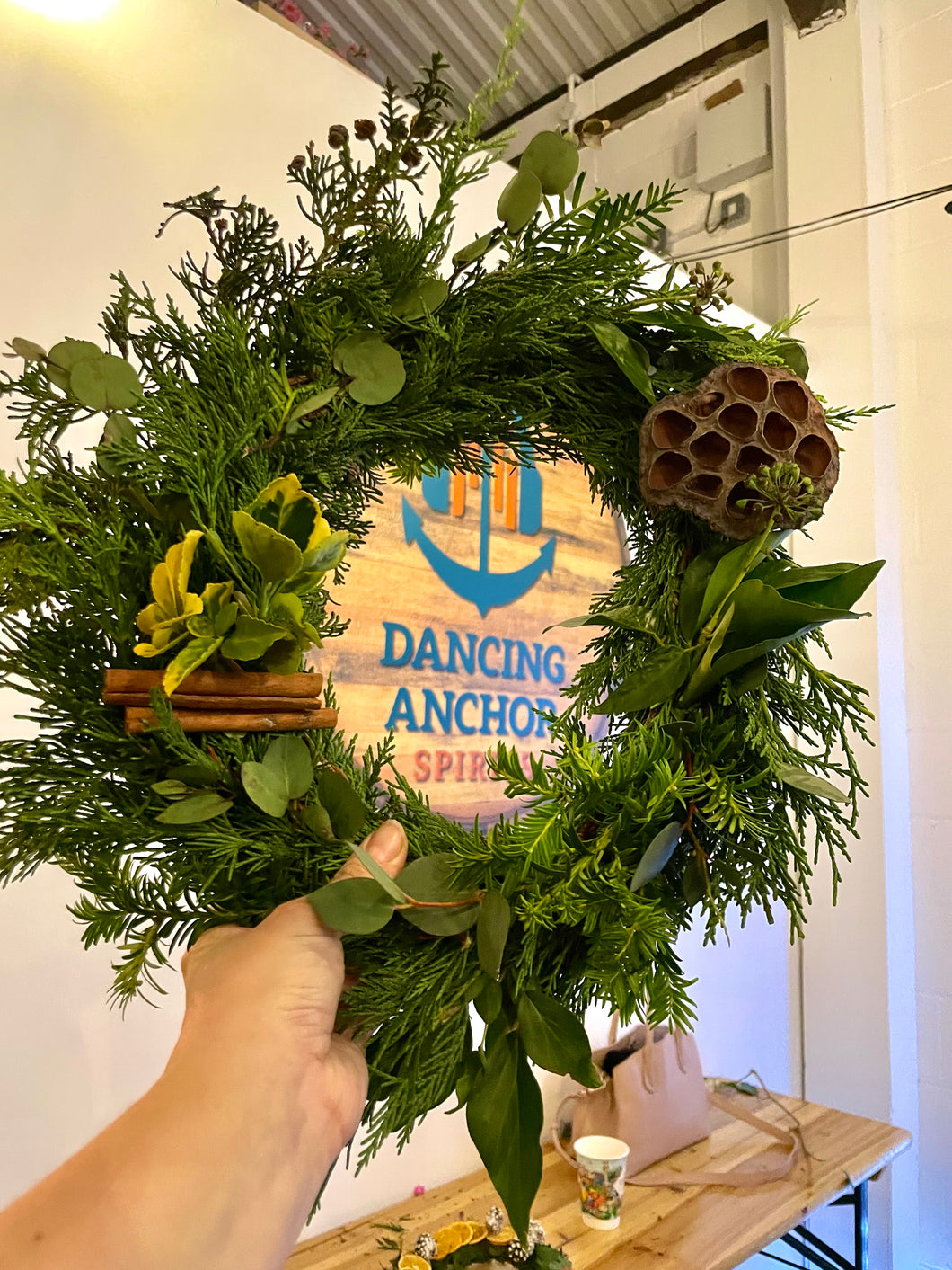 Christmas Wreath Making with Gin, Fizz or Rum